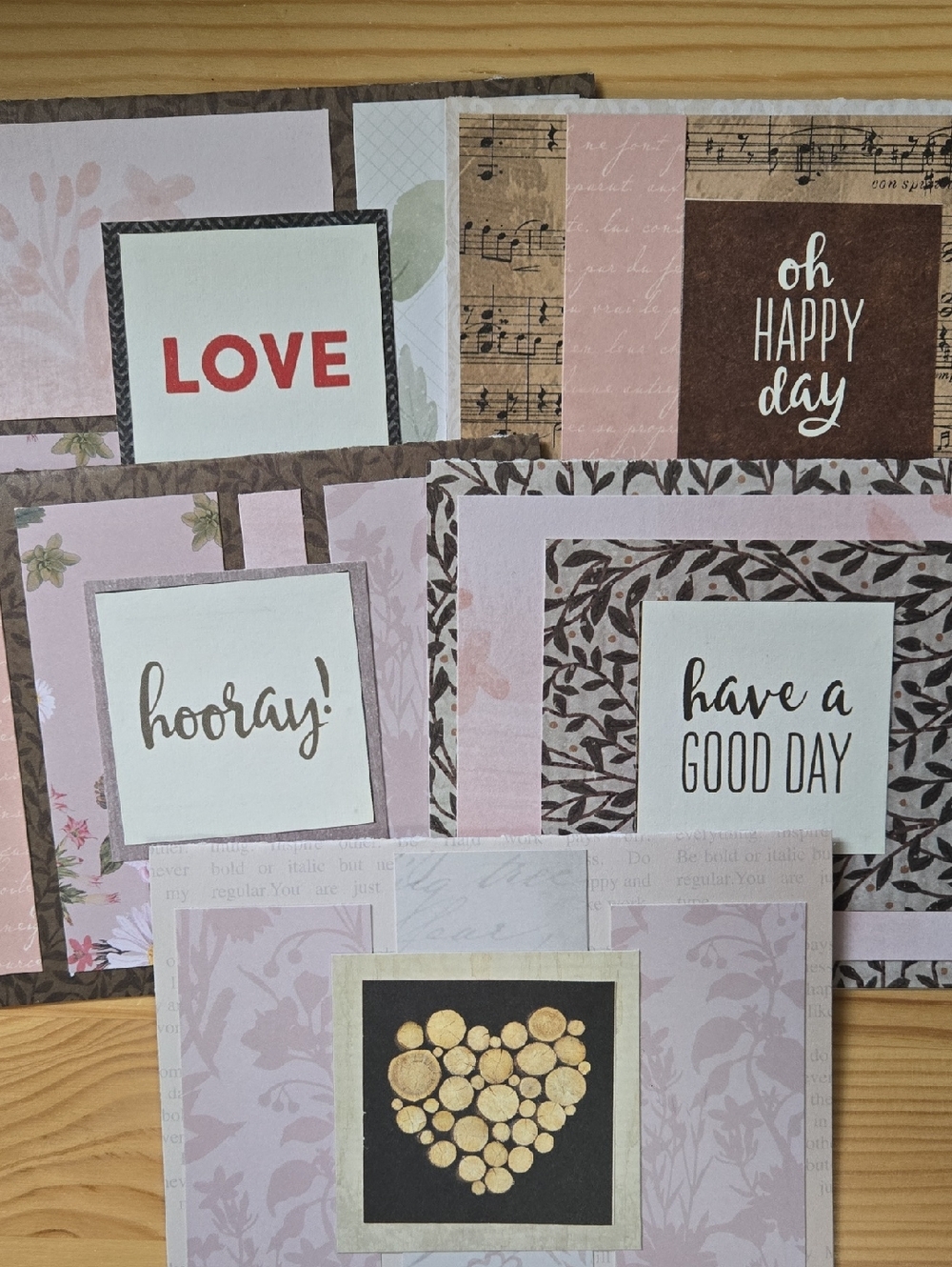 Handmade Variety Greeting Card Set - Celebrate, Love, Wedding